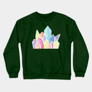 Crystals Green Crewneck Sweatshirt